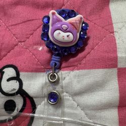 Kuromi Badge Reel 