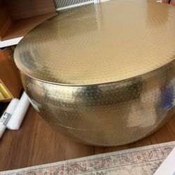 Gold Bohemian Style Outdoor/indoor Table