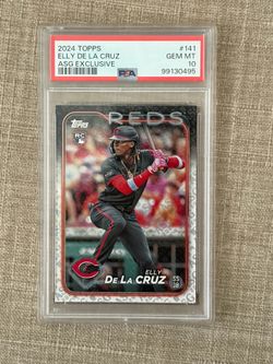 Elly De La Cruz rookie card 2024 Topps, PSA 10