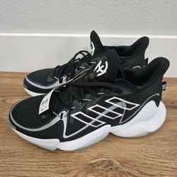 New Adidas MAHOMES 1 Impact FLX Men's Training Shoes Black White HQ2074 Size 8.5