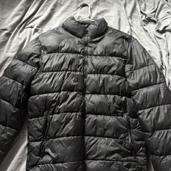 Forever 21 Puffer Jacket, Black, M In Men’s 