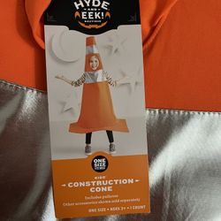 Construction Cono Kids Costume