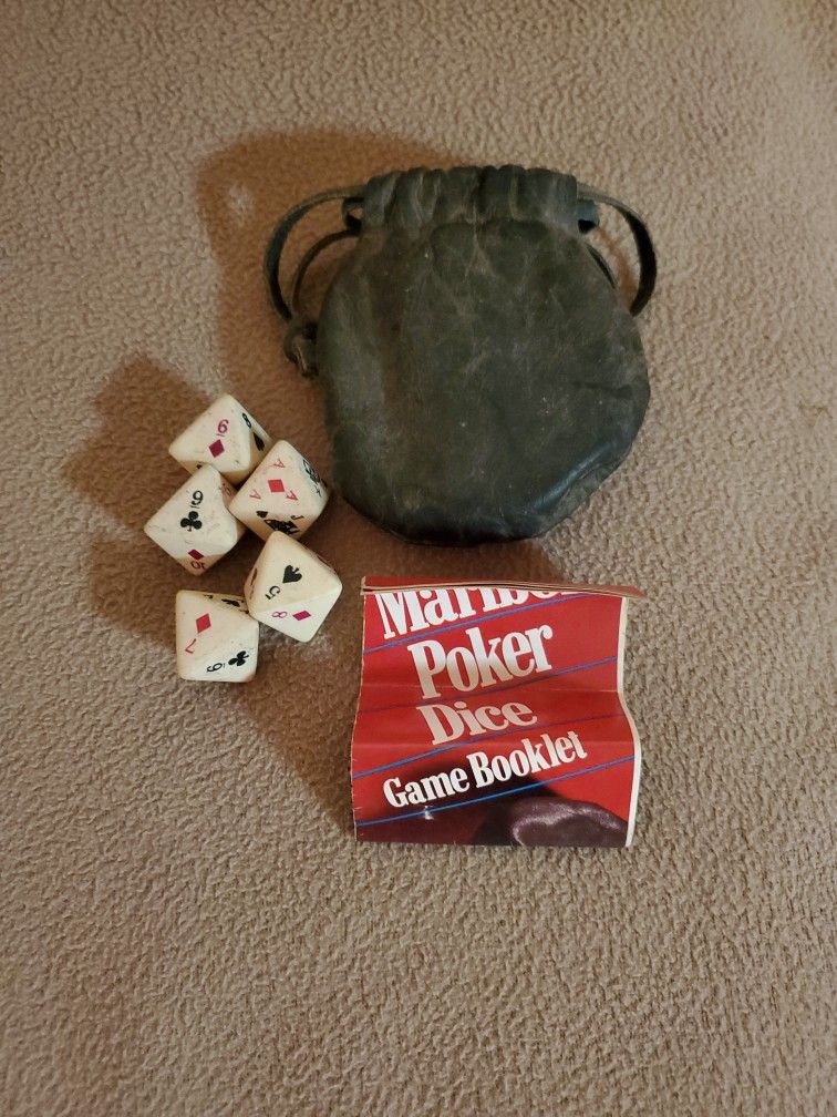 Marlboro Poker Dice Game