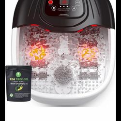 Foot Spa Bath Massager with Heat,