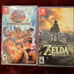 Zelda & Street Fighter Nintendo Switch