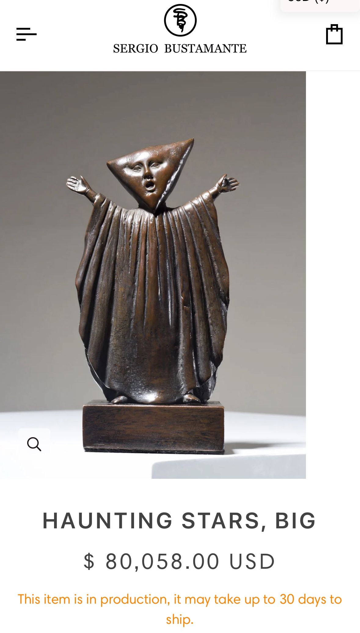 Bronze Statue Sergio Bustamante