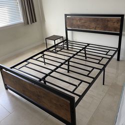 Queen Size Bed Frame With Mattress Included