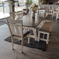 Table 4 Chairs And Bench 