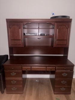 traditional-style executive desk  $150