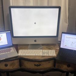 Apple Laptop And Apple Desks