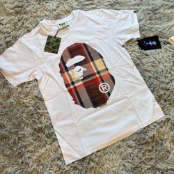 White BAPE T Shirt 