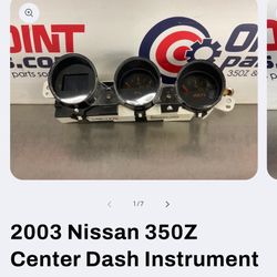 2003 Nissan 350Z Center Dash Instrument