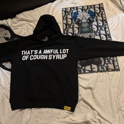 Awful Lot Of Cough Syrup Hoodie Size XL