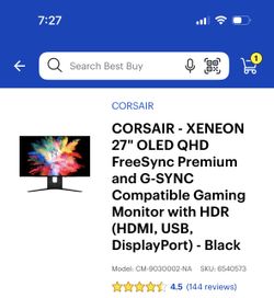 Gaming Monitor 27”