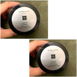 2x New Jo Malone Myrrh & Tonka Body Crème Creme  1.7 Oz each