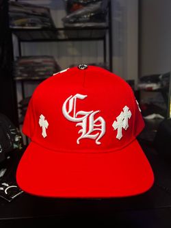Chrome Hearts Red Snapback Hat