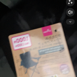 Outdoor chair with carrying bag. $20