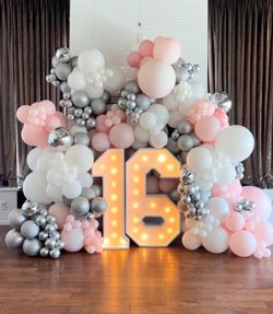 Marquees Numbers Decor