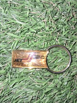 Jet Oil Company Safety Award Keychain