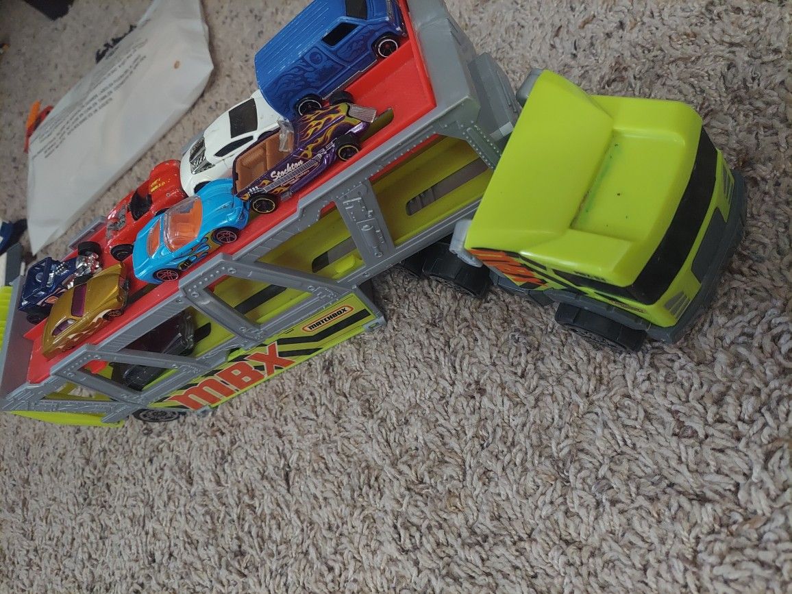 Matchbox Car Carrier Toy