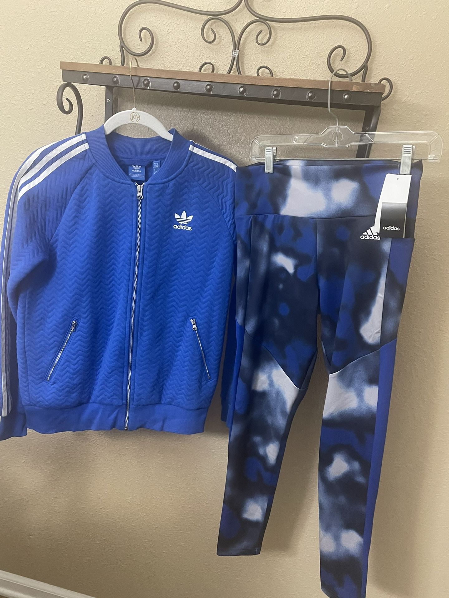 Adidas workout set jacket & NWT pants