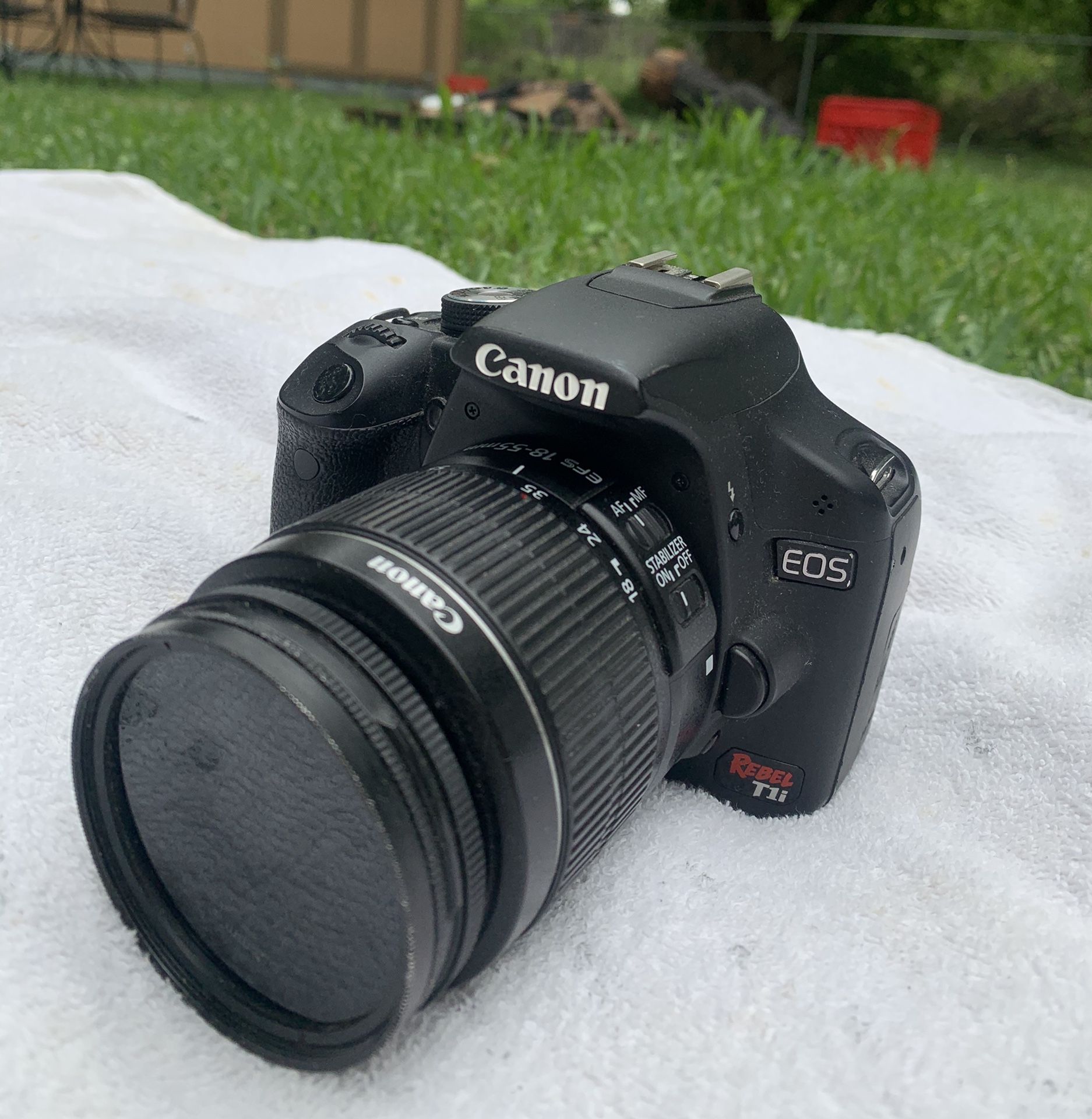 Canon Rebel T1i DSLR camera