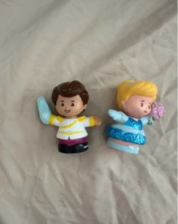 Little people Prince Charming and Cinderella