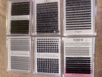 6 box Lash cluster set
