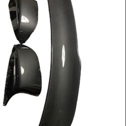 Q50 Infiniti Carbon Fiber Spoiler & Sport Mirror Caps
