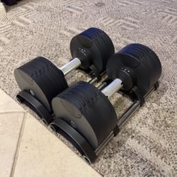 New 50Ib Adjustable Dumbbells | Home Gym