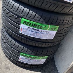 265/30/19 Nuevas Llantas Disponibles 