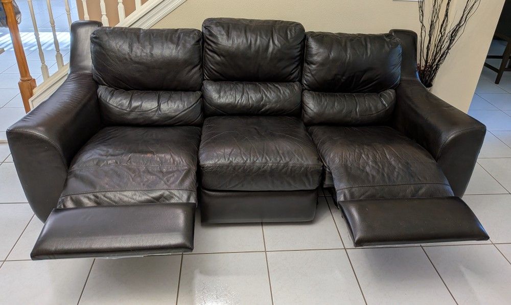 Living Room Sofa Set With Recliners-3 Pieces