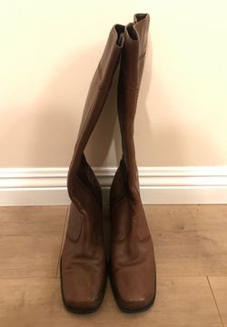 Brown Sonia Boots - Size 7 - Made in Cambodia