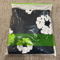 Navy blue denim tears hoodie