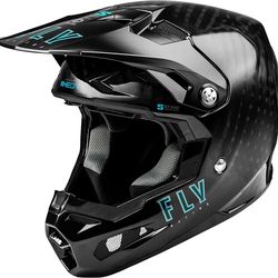 FLY RACING FORMULA S CARBON BLACK ADULT MOTOCROSS MX SMART HELMET NWT 2X
