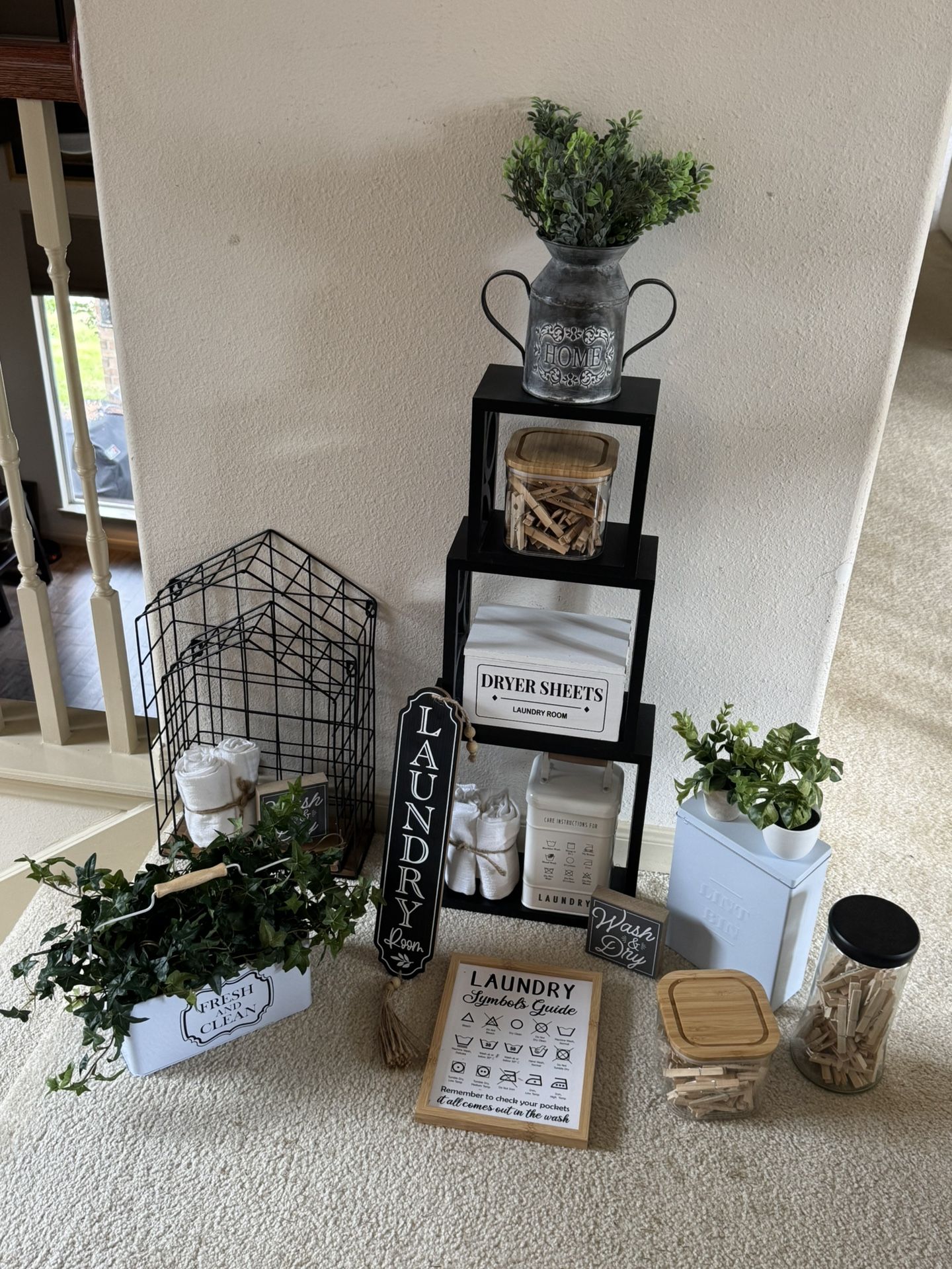 Laundry Room Decor Grouping