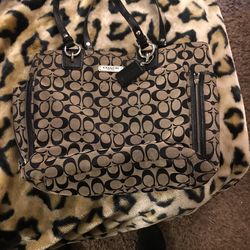 Authentic coach purse