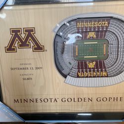Minnesota Golden Gophers Stadium Frame