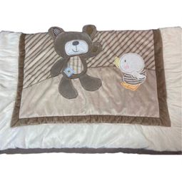 Koala Baby Crib Set Total 7 Pieces. Excellent Condition. Barely Used. No Stains. Clean.  Fleece Blanket.Original Price $150