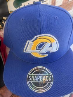 Rams Snapback Hat Blue