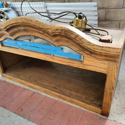 Oak Display Hutch