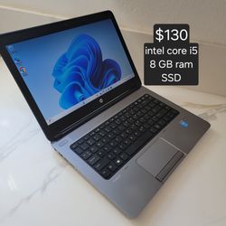 Windows 11 pro hp ProBook laptop Intel Core i5 8GB RAM SSD.👍Delivery Available👍se Habla Español