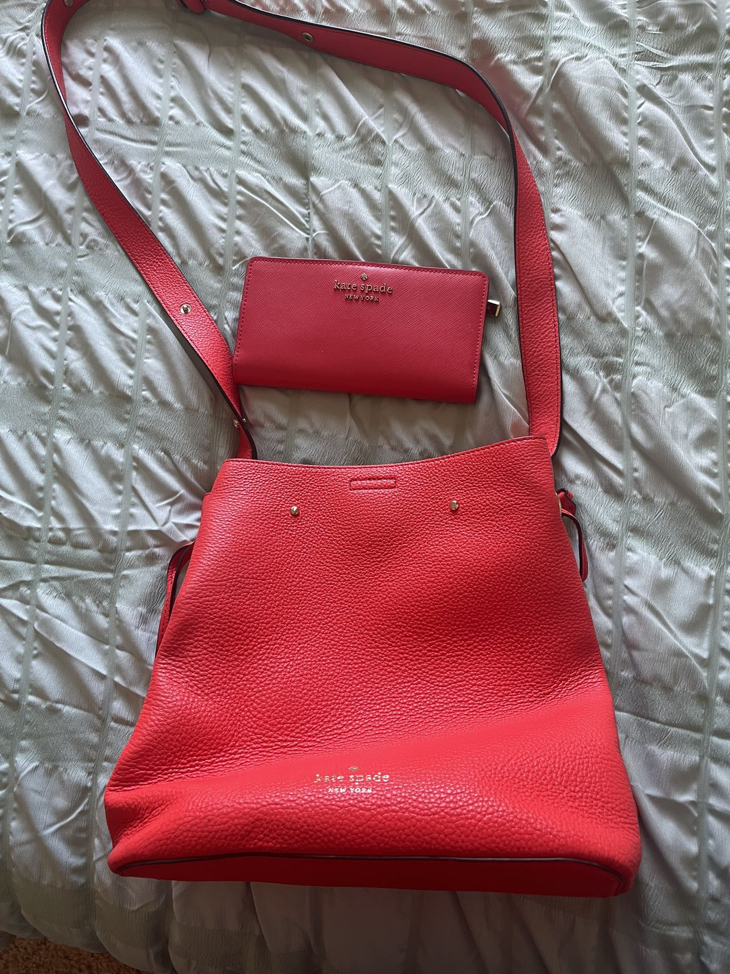 Kate Spade Purse & Matching Wallet (color:  Hydrangea)