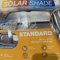Solar Car Shade for front windshield 30” x 57”