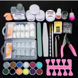 Brand New Starter Nail Kit Acrylic & Gel