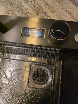 Waterfall stainless steel sink New in box 140