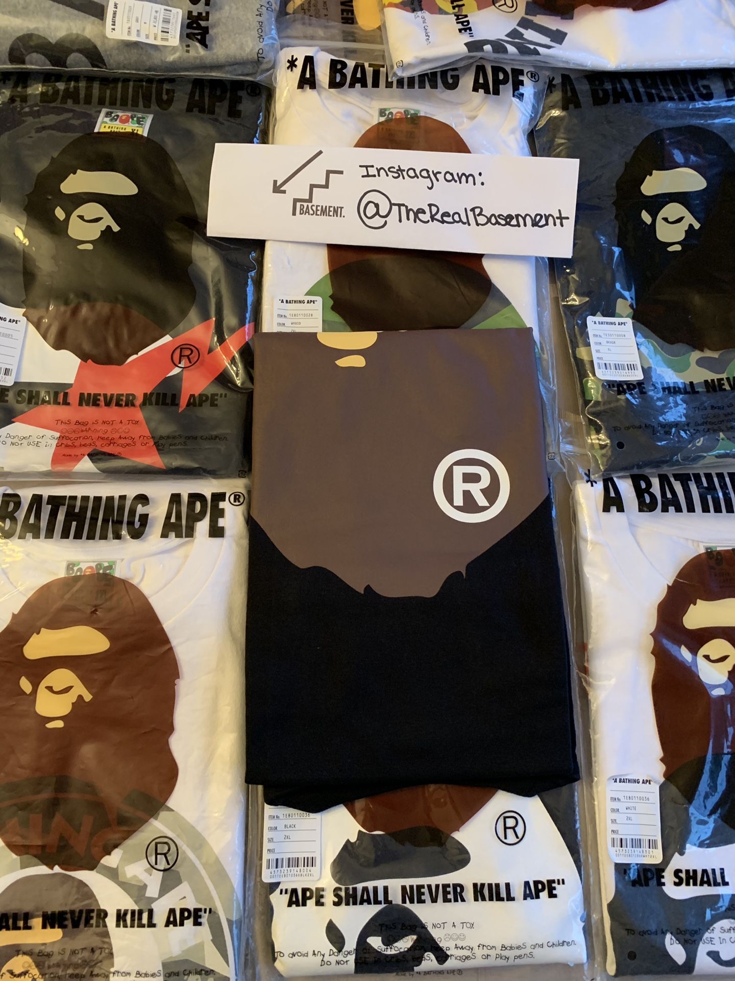 AUTHENTIC BAPE T SHIRT