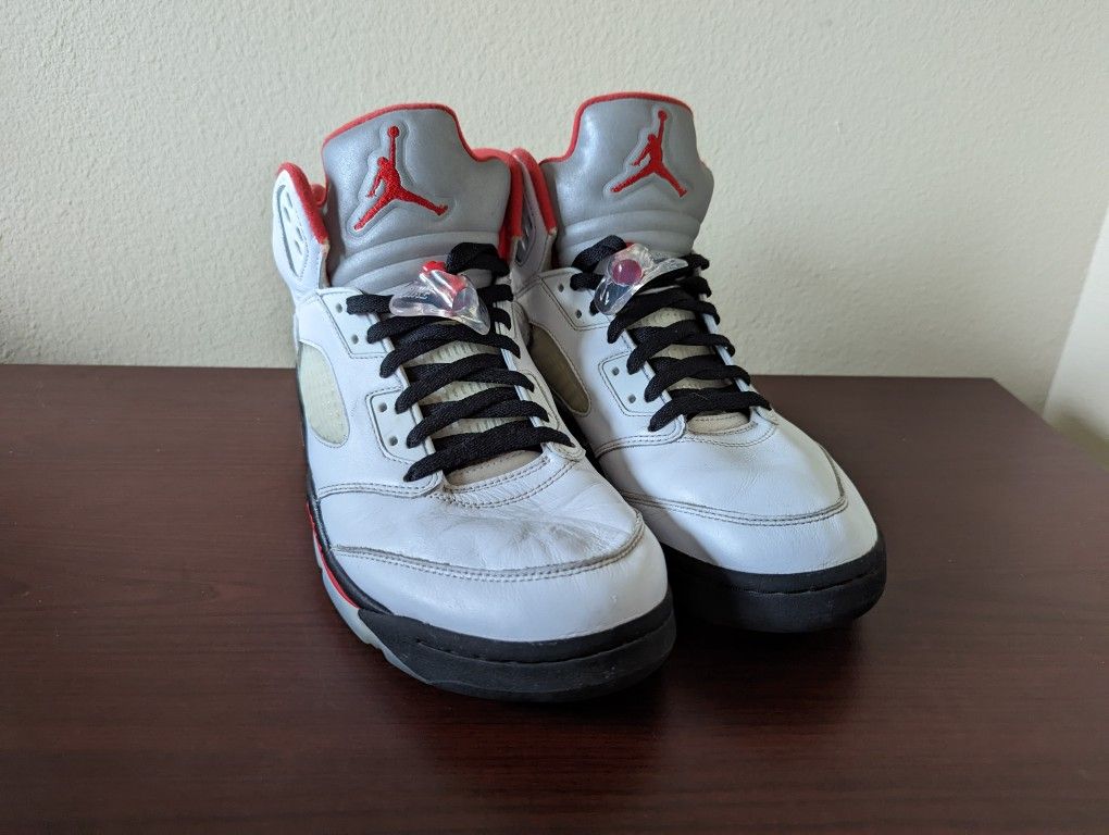 Nike Air Jordan Retro Fire Red Silver Tongue DA1911 102 Mens