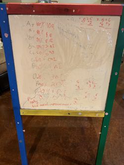 Color draw board 4 ft by 3 ft