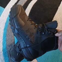 Armor boots all black Size 12